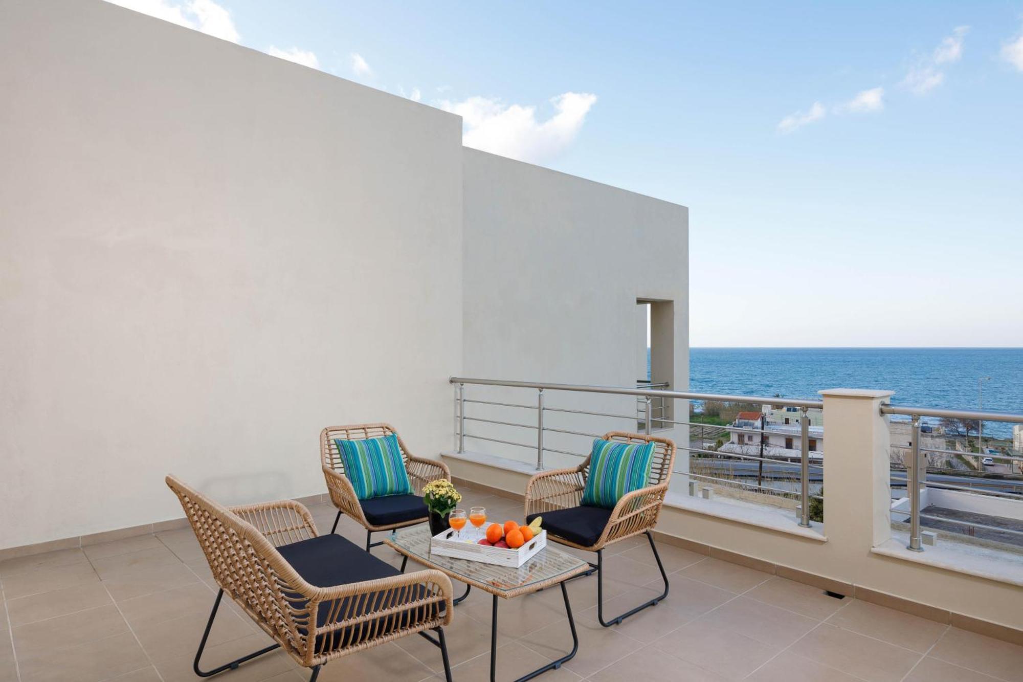 "Peach" - Sea View Maisonette By Sky Hill Resorts Pangalochori Exterior foto