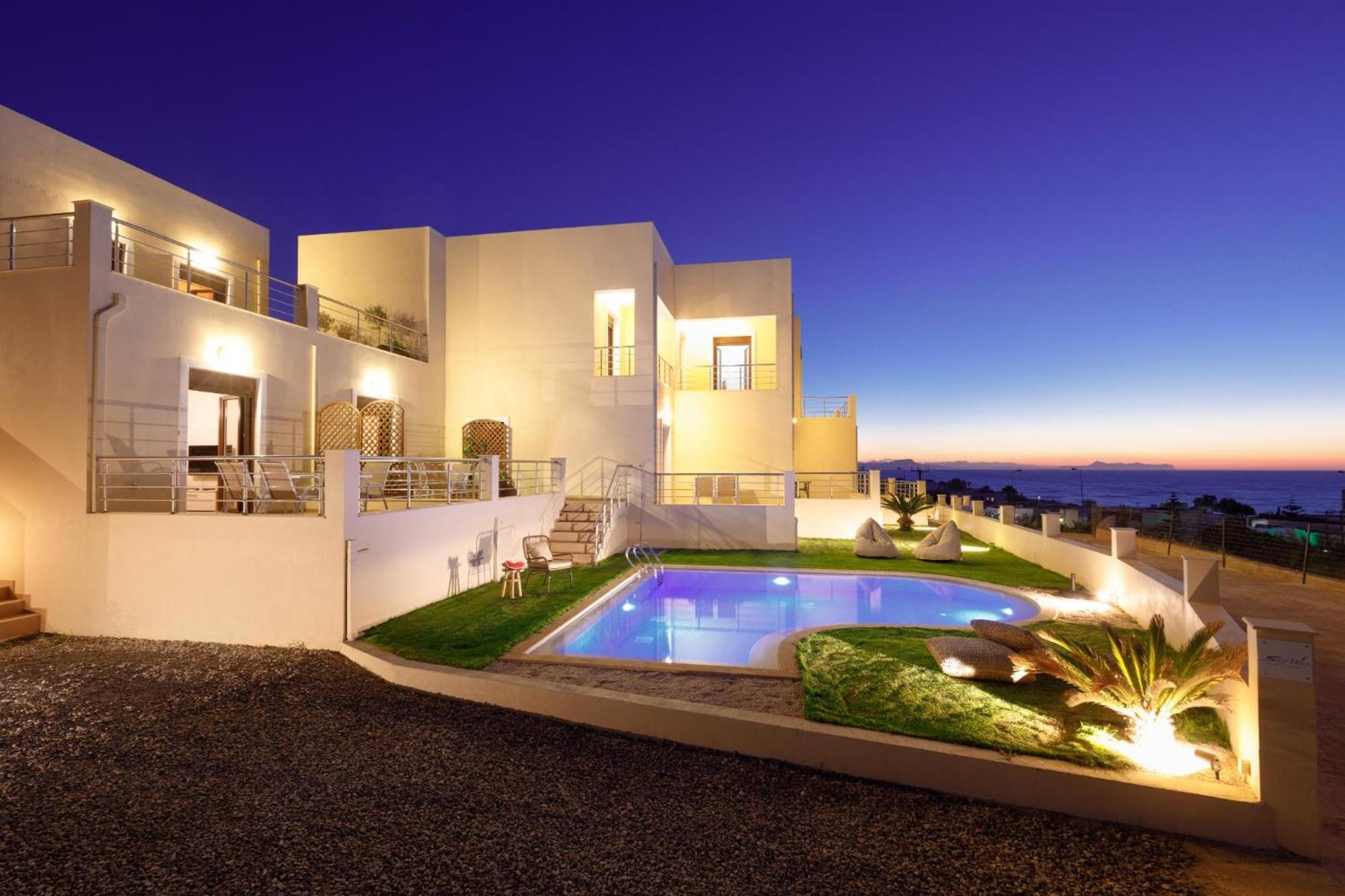 "Peach" - Sea View Maisonette By Sky Hill Resorts Pangalochori Exterior foto