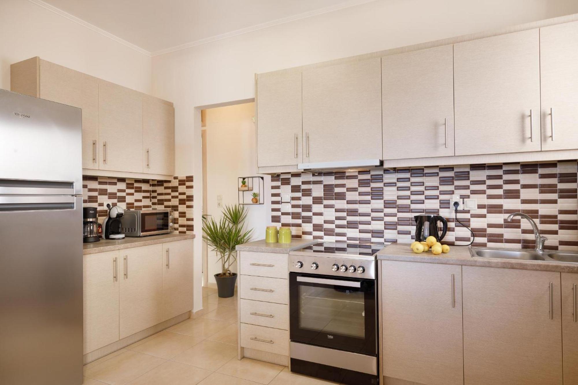 "Peach" - Sea View Maisonette By Sky Hill Resorts Pangalochori Exterior foto