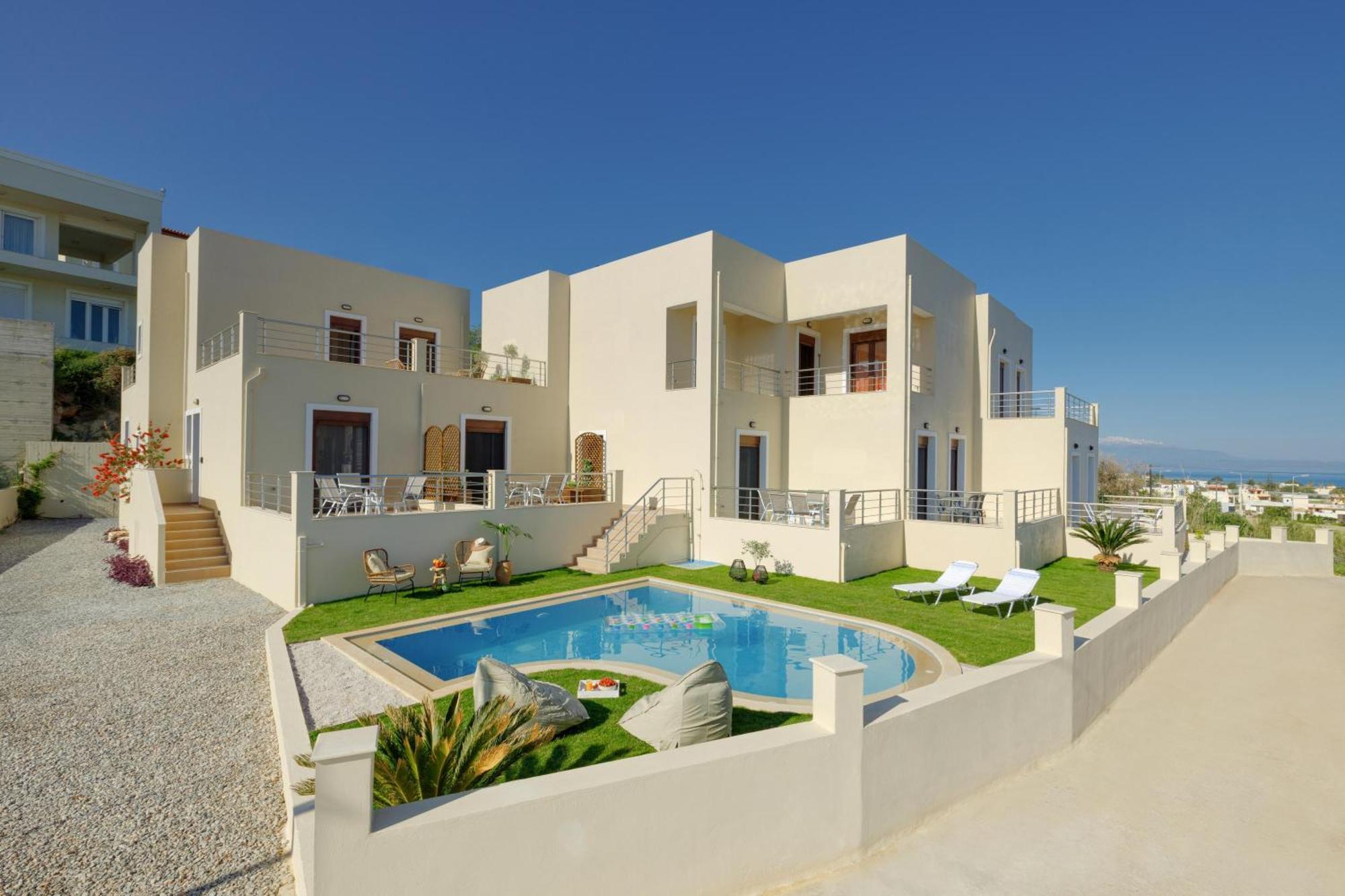 "Peach" - Sea View Maisonette By Sky Hill Resorts Pangalochori Exterior foto